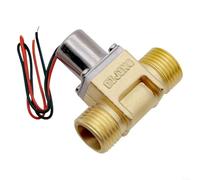 HOHOVYVY Válvula solenoide de pulso de plástico Bistabiles para el control automático del agua para inodoros o sistemas de riego G1/2, conexión precisa control de flujo (cobre 211C)
