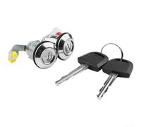 HOHOVYVY YE05506A - Cilindro de cerradura para puerta izquierda derecha con 2 llaves para Mitsubishi L200 2000-2006, recambio directo, plástico+metal