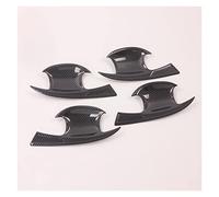 HOHPMGFGNN Cubremango Cubierta Manija Puerta Coche Fibra Carbono Pegatina Embellecedora Estilo Para Kia Ceed 3 Para Cee'd Para Cee D Para SW Para Proceder 2018-2021(Bowl)