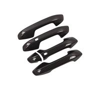 HOHPMGFGNN Cubremango Cubierta Manija Puerta Coche Fibra Carbono Pegatina Embellecedora Estilo Para Kia Ceed 3 Para Cee'd Para Cee D Para SW Para Proceder 2018-2021(Handle 2 buttons)