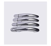 HOHPMGFGNN Cubremango Cubiertas De Manija De Puerta De Coche Cromadas Negras Brillantes Pegatinas De Accesorios Para Coche Para Fabia I 6Y 1999-2006(Model 3)