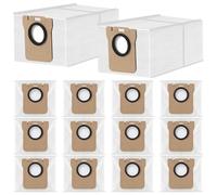 HoHumoca 14 Bolsas de Recambio para Xiaomi X20+ /X10+ /X20 Max /X20 Pro, para Dreame D10 Plus/L10s Plus/ L10s Ultra /L10s Pro Ultra /L10s Pro Gen 2 /X40 Ultra /X50 Ultra, 3.2L Gran Capacidad