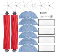 HoHumoca Kit de Accesorios Recambio para Roborock S7 /S7 Plus /S7 MaxV /S7 MaxV Plus /S7 MaxV Ultra /S7 Pro Ultra /S7 Max Ultra, 2 Cepillo Principale, 4 Filtro, 6 Paños, 6 Cepillos Laterales