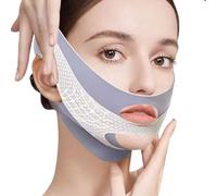 HohuzSruk Bandas para Barbilla | Moldeador reafirmante Facial | Dispositivo de lifting y de escultura facial, con hebilla ajustable | Para Mujeres, Damas y Hombres, Novias y Madres, Uso en el Hogar y