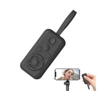 HohuzSruk Mando a Distancia inalámbrico para teléfono, Recargable con 9 Botones, Control Remoto Recargable, para presentación, fotografía, Novela, Lectura, Conferencia, teléfono, Aula, Escuela