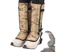HohuzSruk Polainas de serpiente de piernas | Protectores de piernas ajustables con correa - Polainas antimordedura de serpiente - para hombres mujeres ganaderos agricultores paisajistas campistas