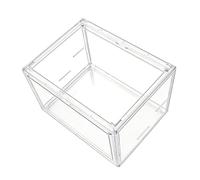 HohuzSruk Vitrina para figuras, organizador transparente, con puerta magnética, separable para muñecas, figuras, tarjetas, joyas, zapatos, bolsos, fotos, bolas, decoración de escritorio