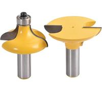 HOHXEN 2 Piezas de la Puerta de Entrada de Espigas Largas Router Bit, 1/2 Pulgadas de Mango para Trabajar la Madera de Corte de Herramientas, Bricolaje para Trabajar la Madera Router Bit Set