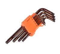 HOHXEN Juego de Llaves en L - 9 Piezas, Acero Aleado S2, Llaves Métricas en L de Brazo Largo con Codificación Visible, para Reparación de Automóviles, Montaje de Muebles y Bricolaje Doméstico