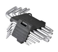 HOHXEN Juego de Llaves en L - 9 Piezas, Llaves Métricas en L de Brazo Corto con Codificación Visible, para Quitar Tornillos, Reparación de Automóviles, Montaje de Muebles y Bricolaje Doméstico