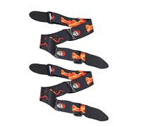 HOHXFYP 2 Unids/Set Correa de Guitarra El¨¦ctrica,Patr¨®n de Llama,Correas de Guitarra de Poli¨¦ster,Correa de Bajo Ac¨²stica,Amigable y Transpirable,Correa de Bajo C¨®moda y Estable