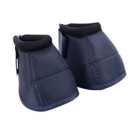 HOHXFYP Botas de Campana para Caballos, Botas de Campana Antigiro con Cierres de Gancho y Bucle, Botas de Caballo de Tela Oxford, Botas Equinas para Prevenir Colisiones de Pezuñas (Azul Oscuro)
