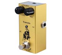 HOHXFYP Guitar Effects Pedal, Single Type Mini Reverb Pedal, Aluminum Alloy Accurate Adjustment Electric Effect Pedal True Bypass for Pedal Boards, Electric Guitar (Yellow)
