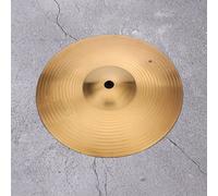 HOHXFYP Platillo Splash de 8 Pulgadas, Platillos de Hi Hat de Latón Platillo de Batería Profesional Dorado Accesorio para Instrumentos Musicales para Grandes Programas de Música, Estudiantes