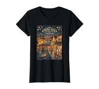 Hoi An Vietnam Camiseta gráfica económica, Mujer, Negro, M