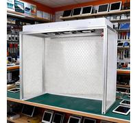 Hoiaost Campana De Flujo Laminar Vertical De Aluminio con Filtro Hepa, para Laboratorio, con Bajo Nivel De Ruido, para Reparación De Teléfonos, Talleres Y Laboratorios, 66 X 30 X 50 Cm