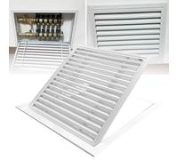 Hoiaost Rejillas De Ventilación De Techo con Pantalla, Rejilla De Ventilación Cuadrada para Entrada O Extracción, Filtro De Salida De Rejilla, Fácil De Instalar,60x60CM