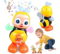 HOIDOKLY 2026 Nueva Abejita Chiquitita De Plim Juguete, Abejita Chiquitita Plim, Dancing Bee Toy with Music & Led Lights, Cumpleaños Navidad para Niños Pequeños, Ideal Christmas Gifts