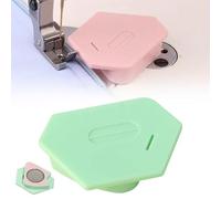 HOIDOKLY Guía de costura magnética para máquina de coser, guía de costura, guía de costura, guía de costura magnética, imán para máquina de coser, medidor magnético multifuncional anti-curl,