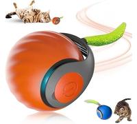 HOIDOKLY Juguete Interactivo para Gatos De Interior，Bola De Burlas para Gatos Sensores，Juguete Electrónico De Persecución Y Ejercicio para Mascotas (Azul)