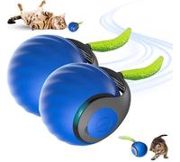 HOIDOKLY Speedy Tail 2.0, juguete interactivo para gatos Speedy Tail, 2025 Nuevo Rey de la pelota interactiva para gatos, juguete automático para gatos, alivia la ansiedad (Azul-2 piezas)