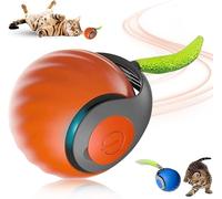 HOIDOKLY Speedy Tail 2.0 Speedy Tail Juguete para gatos 2025 Nuevo Rey de la Bola de Juguete Interactiva para Gatos Juguete Automático para Gato Alivia la Ansiedad (Naranja)