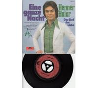 HOIER, HENNER - HOIER, HENNER / Eine ganze Nacht / Das Lied der Liebe / Filmmusik Deutsche Originalversion ( aus dem Film "Zwei Himmelhunde auf dem Weg zur Hölle" mit Bud Spencer und Terence Hill) / 1973 / Bildhülle / Polydor # 2041411 / Deutsche Pressung / 7" Vinyl Single Schallplatte