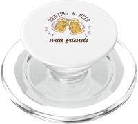 Hoisting A Beer With Friends - Regalo divertido para amantes de la cerveza PopSockets PopGrip para MagSafe