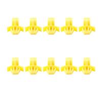 Hoite 10 clips de soporte para capó - Compatible con Opel Astra K, Corsa D, Corsa E, Vectra C Signum - Compatible con 13249044/1180938 - Soporte para varilla de capó