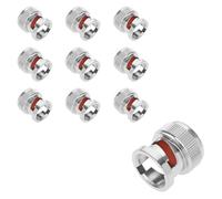 Hoite 10 tapas de cobre impermeables para conector BNC, para adaptador coaxial RF.