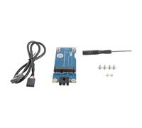 Hoite Adaptador USB de 9 pines para tarjeta mini PCI-E WWAN/LTE a placa base. Tarjeta de red mini PCIE 3G/4G a placa base con ranura SIM e interfaz horizontal.