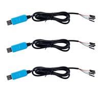 Hoite Cable De Descarga USB a TTL COM RS232 PL2303TA De 3 Piezas. Funciona Bien Con Windows XP, VISTA, Win 8/10, Mac OS X/Linux PL2303TA.