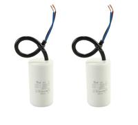 Hoite Condensador de bucle CBB60, 18μF AC 450V, 4 pines, motor 50/60Hz, fondo del cilindro con tornillo para compresor de aire, máquina de limpieza