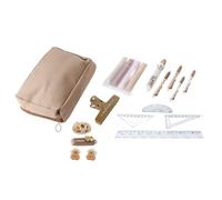 Hoite Estuche para Lápices De Capybara con Borrador, Bolígrafos, Pegatinas, Llavero Y Más. Organizador De Lápices De Apertura Amplia para Estudiantes.