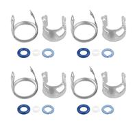 Hoite Juego de 4 juntas tóricas para soporte de retención de inyector de combustible, 06D998907, compatible con Hatchback A4 Saloon A6 Avant Roadster