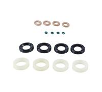 Hoite Kit de 16 piezas de sellos de inyector de combustible con junta tórica y arandela de sellado para vehículos 1.6 TDCi/HDi.