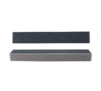 Hoite Lima de lijado para nivelar trastes de bajo, 250 mm, para pulir roscas de diapasón, con papel de lija preadhesivo de grano 400, 600, 1000 y 1200.