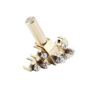 Hoite Prensa de trastes profesional de metal fractal: herramienta robusta para luthier de guitarras acústicas (varios radios de curvatura)