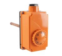 Hoite Termostato de inmersión, rosca macho G1/2, controlador de temperatura para tubería de agua caliente, arranque a alta temperatura de 0 a 90 °C, para monitorizar la calefacción.