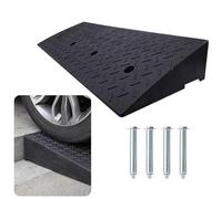 Hoiweqr Rampa para Puente De Acera De Coche, 100x35x15cm, Rampa De Umbral con Fuerte Capacidad De Carga, Rampa para Bordillos Acceso Minusválidos Y Personas Mayores(100x35x15cm)