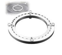 Hoiweqr Rodamiento De Mesa Redonda, Rodamiento Giratorio Redondo, Placa Giratoria Aleación De Aluminio De Alta, Placa Giratoria Redonda Mesa, para Mesas Giratorias Redondas (Size : 45CM(17.7INCH))