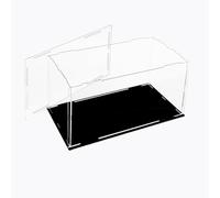 Hoiweqr Vetrina Espositiva Acrilica 20x20x20cm Teca Trasparente Antipolvere Display Box Assemblaggio para Figuras De Acción, Coleccionables, Almacenamiento En El Hogar(H20cm,LxW 60x20cm)