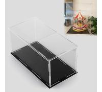 Hoiweqr Vitrina Acrílica Transparente, Caja Grande A Prueba De Polvo De 10x15x15cm Vitrina De para Coleccionables Y Decoración del Hogar para Mostrar Tus Artículos(H40cm,LxW 25x20cm)