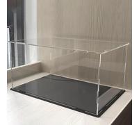 Hoiweqr Vitrinas para Colecciones, Caja Metacrilato Transparente Expositor, Cubo Caja De Presentación Almacenamiento Decorativo, Escaparate para Museos Figuras Colecciones Joyas(H35cm,LxW 45x10cm)