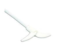 Hoja agitadora centrífuga de alto rendimiento con revestimiento de PTFE resistente a la corrosión: varilla de 35 cm de longitud, diámetro máximo de 8,5 cm