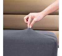 Hoja ajustada- Cosmoplus King SOLO (sin hoja plana o faros de almohada) 4 vas de 4 vas micro-nudas ajustadas fondos gratis para colchn estndar y