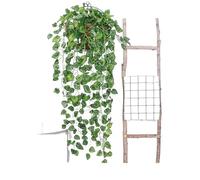 Hoja artificial de vid 1/2 pieza de 95 cm planta artificial vid plástico for montar en la pared, rama con hojas for el hogar, exterior, jardín, boda, paisaje, decoración plantas(Watermelon leaf,1pcs)