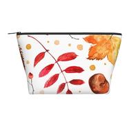 Hoja botánica de otoño, Bolsa de artículos de tocador Bolsa de Maquillaje Bolsa de cosméticos Bolsa de artículos de tocador de Viaje portátil