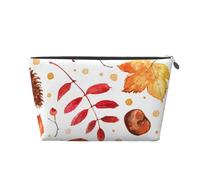 Hoja botánica de otoño, Bolsa de artículos de tocador Bolsa de Maquillaje Bolsa de cosméticos Bolsa de artículos de tocador de Viaje portátil