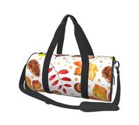 Hoja botánica de otoño, Bolsa de Viaje de Gran Capacidad, Bolso Redondo, Bolsa de Viaje Deportiva, Bolsa de Mano, Bolsa de Fitness